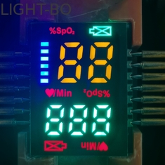 Sıcak satış ultra ince 2.8mm SADECE özelleştirilmiş Kırmızı SMD Parmak Pulse Oksimetreler için LED Ekran